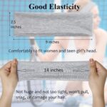 Trendy Non-Slip Headbands Set for Women - 7PCS Elastic Soft Thick Cotton Cloth H... - Image 4