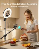 Upgrade Tripod Ring Light Stand with 2 Telescopic Arms -67" Ring Light Tripod fo... - Image 4