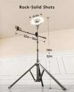 Upgrade Tripod Ring Light Stand with 2 Telescopic Arms -67" Ring Light Tripod fo... - Image 10