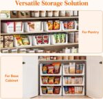 Lifewit 6 Pack Stackable Closet Organizers and Storage Basket for Clothes, Plast... - Image 9