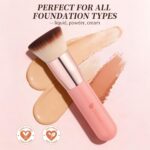 DUcare Foundation Brush for Liquid Makeup,Flat Top Kabuki Foundation Brushes - P... - Image 9