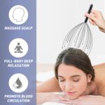Svjetiq Head Massager Back Scratcher, 20 Fingers Head Scratcher Scalp Massager &... - Image 3