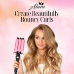 Alure Three Barrel Curling Iron Wand Hair Waver with LCD Temperature Display - 1... - Image 5