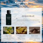 Acqua Blue Eau de Parfum for Men, 50ml Fresh Woody Fougere Cologne with Lemon, M... - Image 5