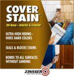 qt Zinsser 03504 White Zinsser, Cover-Stain Oil-Based Stain Blocker, 450 VOC - Image 3