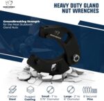 ELEON Rhino Gland Nut Wrench - Set of 2 Adjustable Hydraulic Cylinder Pin Spanne... - Image 4