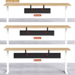 Univivi No Drill Under Desk Cable Management Tray, 36" Cord Organizer for Table,... - Image 9