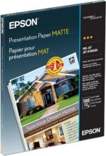 Epson Presentation Paper Matte, 8.5 x 11 Inch, 100 Count (S041062), White - Image 3