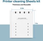 Printer Cleaning Sheets 25-Pack – Removes Ink, Dust & Debris for Laser & Inkjet ... - Image 3