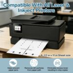 Printer Cleaning Sheets 25-Pack – Removes Ink, Dust & Debris for Laser & Inkjet ... - Image 4