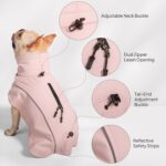 Dog Coat Warm Dog Winter Coat Waterproof Dogs Jacket with Reflective Pet Fleece ... - Image 3
