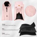 Dog Coat Warm Dog Winter Coat Waterproof Dogs Jacket with Reflective Pet Fleece ... - Image 5