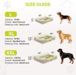 Waterproof Orthopedic Dog Bed for Medium Large Sized Dogs | Memory Foam Pet Bed ... - Image 5