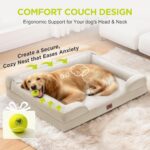 Waterproof Orthopedic Dog Bed for Medium Large Sized Dogs | Memory Foam Pet Bed ... - Image 8