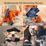 Pet Hair Remover Glove - Gentle Pet Grooming Glove Brush - Deshedding Glove - Ma... - Image 7