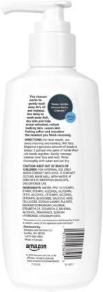 Amazon Basics Gentle Exfoliating Face Wash, Replenishing Daily Facial Cleanser, ... - Image 3