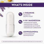 ZzzQuil Pure Zzzs, +Magnesium Capsules, L-Theanine and Magnesium, Sleep Aid, 4-i... - Image 3