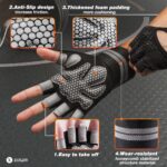 SIMARI Breathable Workout Gloves for Men Women, Padded Weight Lifting Gloves wit... - Image 3