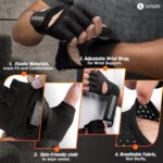 SIMARI Breathable Workout Gloves for Men Women, Padded Weight Lifting Gloves wit... - Image 4