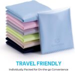 12 Pack Microfiber Lens Cleaning Cloths – Ultra-Soft, Scratch-Free Eyeglass Clot... - Image 6