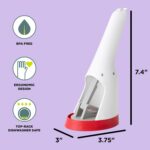 Chef'n Hand-Held Slicer Strawberry Slicester, Updated Design, Cherry/Meringue (1... - Image 3