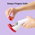 Chef'n Hand-Held Slicer Strawberry Slicester, Updated Design, Cherry/Meringue (1... - Image 4