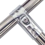 12 PCS 1 Inch T Pipe Clamps, Heavy-Duty Galvanized Steel Connectors with Bolts a... - Image 3