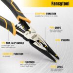 Multi-Function Needle Nose Pliers with Cutting, Stripping, Crimping and Gripping... - Image 3