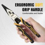 Multi-Function Needle Nose Pliers with Cutting, Stripping, Crimping and Gripping... - Image 7