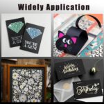 30 Sheets Black Cardstock, 8.5 x 11 Card Stock, 92lb/250gsm Thick Cover Stock, H... - Image 8