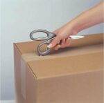 Westcott EZ-Open Scissors and Box Cutters, 8", Grey, Model: 13227 - Image 3
