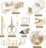 11 Pcs Acrylic Office Supplies Set Clear Desk Oganizer Accessories Kit include 2... - Image 4