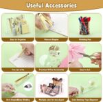 11 Pcs Acrylic Office Supplies Set Clear Desk Oganizer Accessories Kit include 2... - Image 5