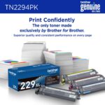 Brother Genuine TN2294PK Standard Yield 4-Pack Printer Toner Cartridges - Black,... - Image 5