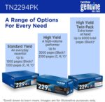 Brother Genuine TN2294PK Standard Yield 4-Pack Printer Toner Cartridges - Black,... - Image 7