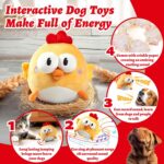 GUKCO Interactive Dog Toys, Squeaky Moving Ball Toy with Jumping & Music Modes, ... - Image 5
