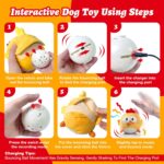 GUKCO Interactive Dog Toys, Squeaky Moving Ball Toy with Jumping & Music Modes, ... - Image 8