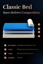 NOAH & PAW Small Dog Bed, 20x15x6.5 Inch, Cat Bed for Indoor Cats, Orthopedic Eg... - Image 5