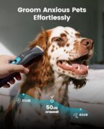 oneisall Professional Dog Grooming Kit at Home: All-in-One Quiet Clippers & Nail... - Image 4