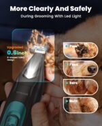 oneisall Professional Dog Grooming Kit at Home: All-in-One Quiet Clippers & Nail... - Image 5
