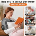 Cordless Shoulder Heating Pad, Shoulder Massager for Pain Relief Deep Tissue, He... - Image 3