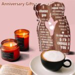 Gifts for Him Her Boyfriend Girlfriend, I Choose You Acrylic Sign Desk Decor, Bi... - Image 6