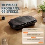 Lifepro Waver Vibration Plate Exercise Machine – High-Intensity Vibration Plate ... - Image 6