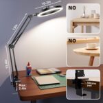 Upgrade 18W Ring Light Overhead Camera Phone Mount for Desk with Adapter, LED Se... - Image 8