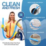 PetOde Dryer Vent Cleaner Kit Vacuum Attachment - Multiple Combinations V1 Lint ... - Image 4
