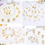 236PCS Gold Hair Accessories Set: Jewelry, Charms, Rings and Cuffs for Braids, D... - Image 5