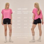 UNIANKIYA Open Back Workout Tops for Women Loose Fit Athletic Crop Tee Short Sle... - Image 7