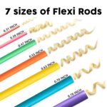 47 Pcs 7" Heatless Flexi Rods Set for Overnight Curls for All Hair | Bendy Foam ... - Image 3