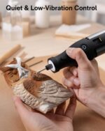 HOTO 12V Cordless Rotary Tool Kit, 35000 RPM Powerful Brushless Motor, Variable ... - Image 6