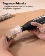 HOTO 12V Cordless Rotary Tool Kit, 35000 RPM Powerful Brushless Motor, Variable ... - Image 9